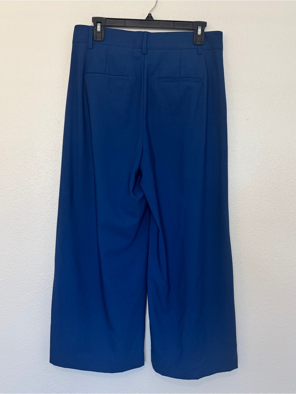 Vince‎ Wide Leg Cropped Pants Blue Wool Blend Culottes Women’s Size 10 - Picture 3 of 7